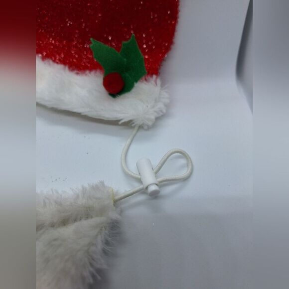 Dog Or Cat Santa Hat With Beard And Adjustable‎ Strap - Picture 6 of 6